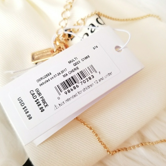 Kate Spade Ma Cherie Cherry Gold Pendant Necklace - Picture 4 of 4